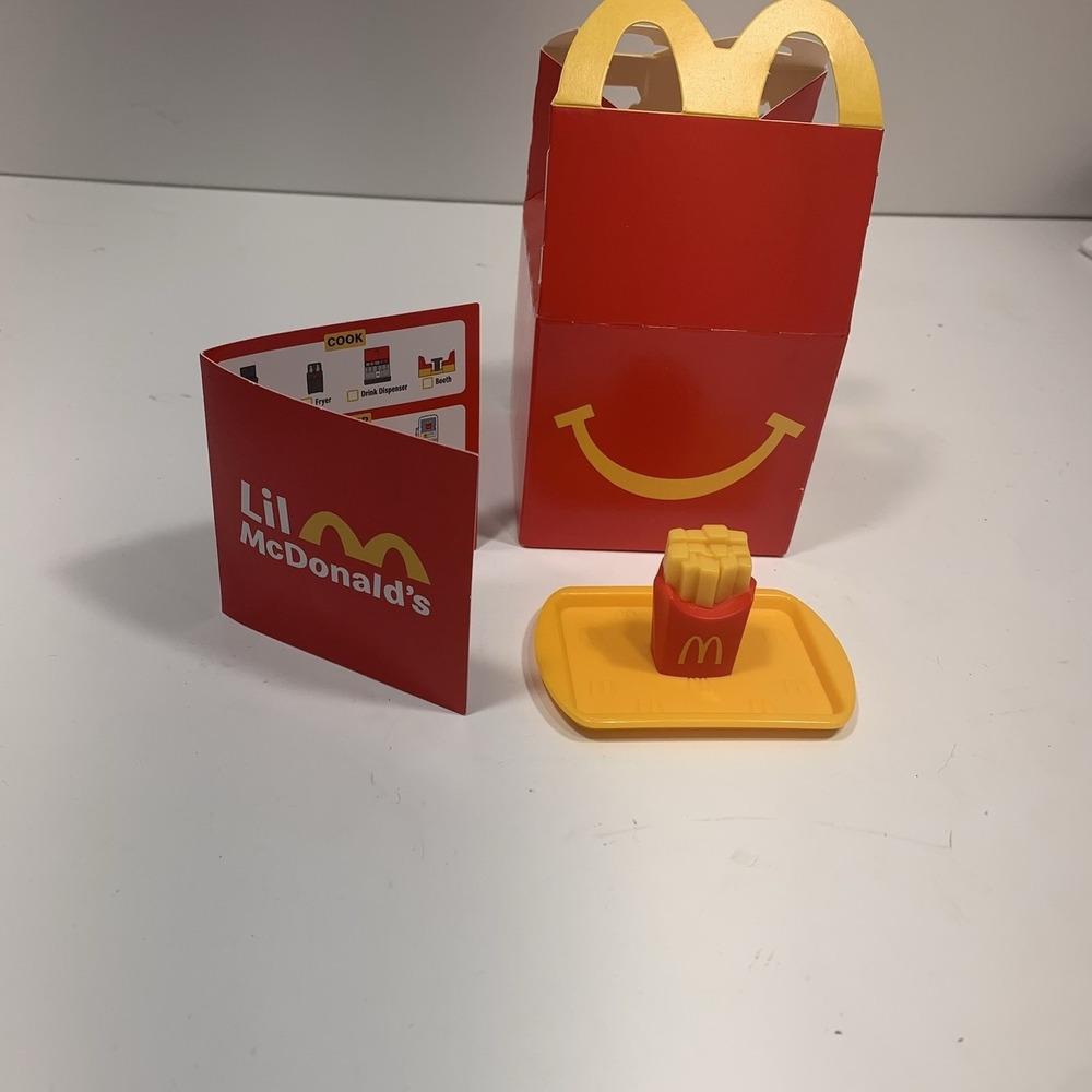 Lil McDonald's Restaurant Happy Meal Toy Kids Fries #1 New In‎ Box 2025